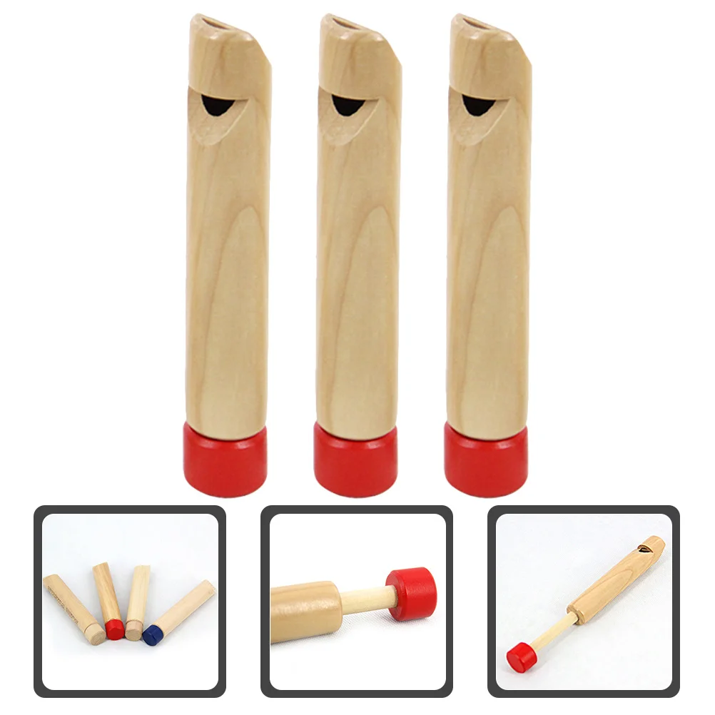 

3Pcs Children Wooden Whistles Educational Music Instruments for Kids Intellectual Development Hand