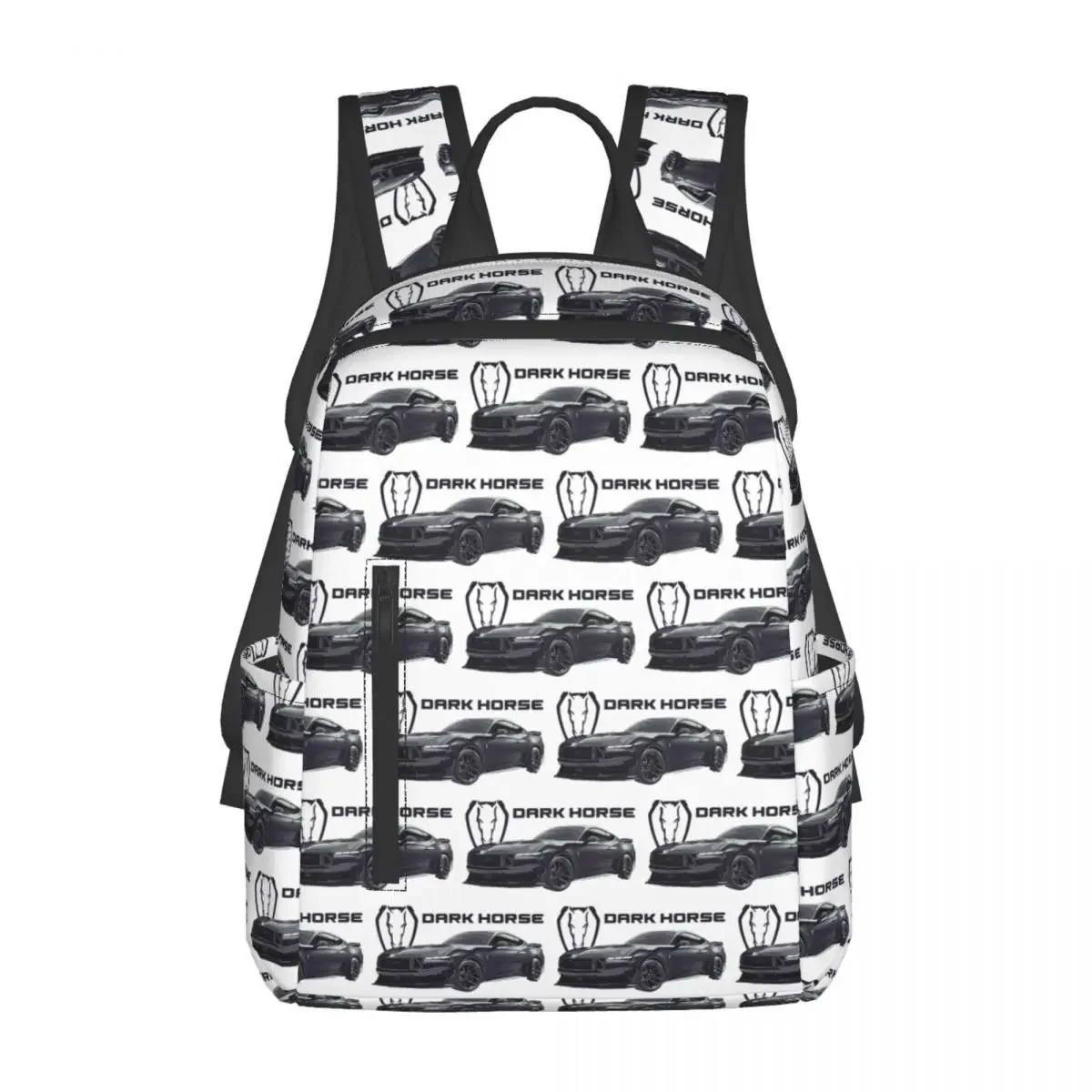 

7th Gen COYOTE S650 Dark Horse Mustang GT 5.0L V8 Backpack Daypack Large Capacity Kids BookBag School Bag Shoulder Bags