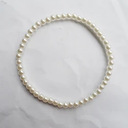 tiki  по 1 грн все New 4MM pearl bracelet fashion 4mm pearl stretch pearl bracelet elastic fine quality factory wholesale