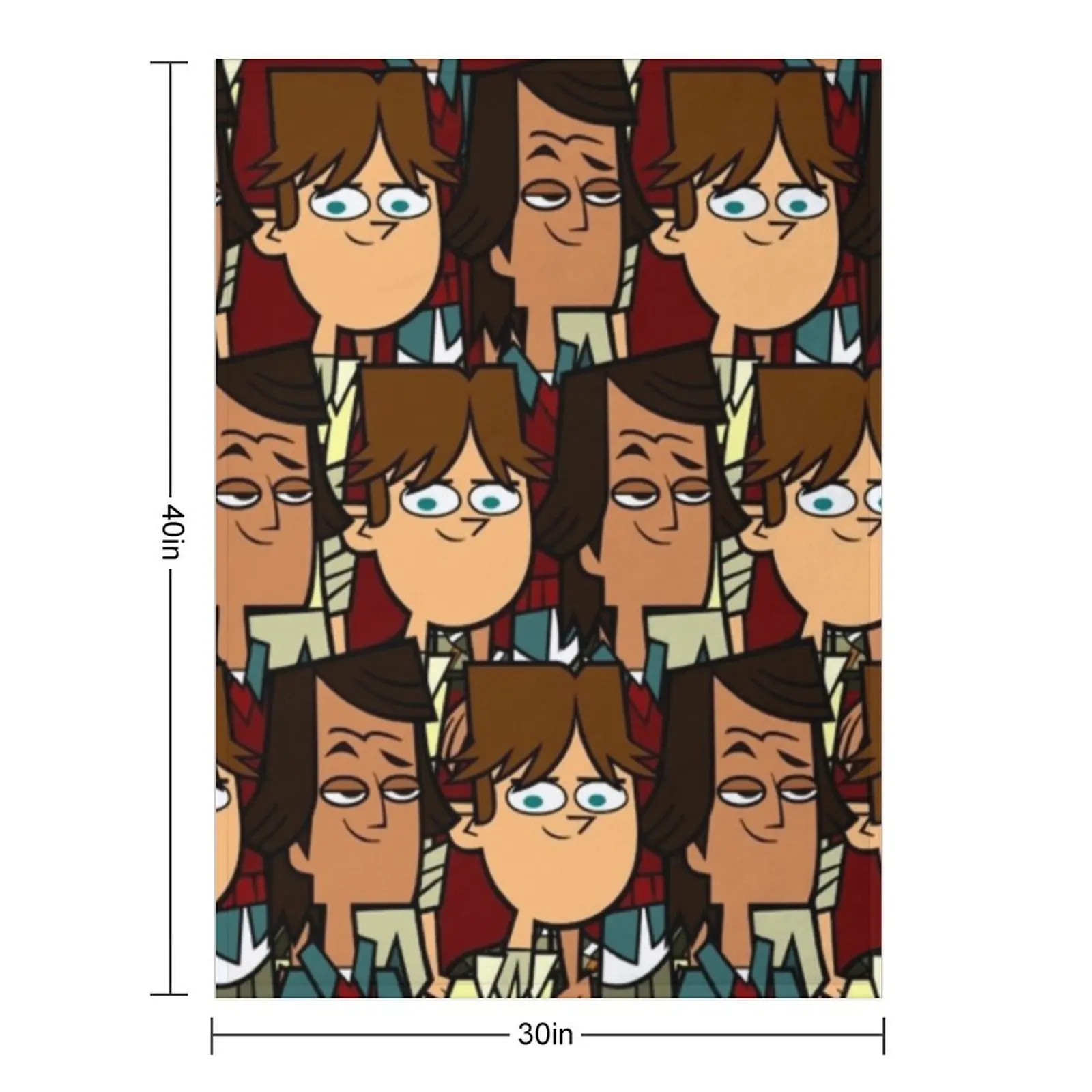 Total Drama: Cody/Noah Throw Blanket Sofa Quilt manga Plaid on the sofa Baby Thermal Blankets For Sofas Blankets