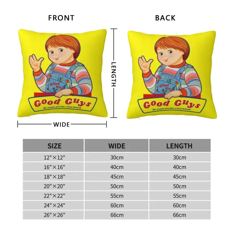 Good Guys children\'s Play Luxury Throw Pillow Covers decorazione del soggiorno Chucky Doll Chair Cushion