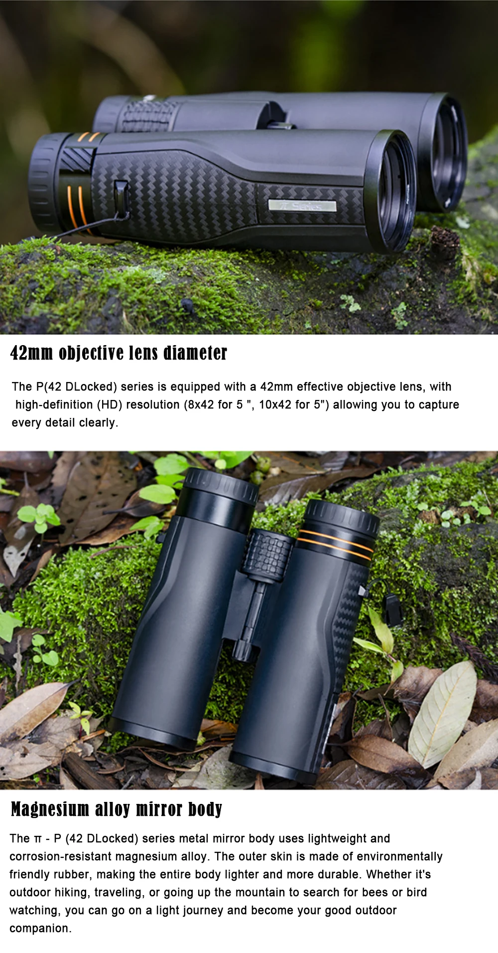 Shuntu 8X42 10X42 ED-Fernglas für Erwachsene, leistungsstarkes, superhelles, klares, leichtes Fernglas für Vogelbeobachtung, Wandern, Reisen – Detail 15