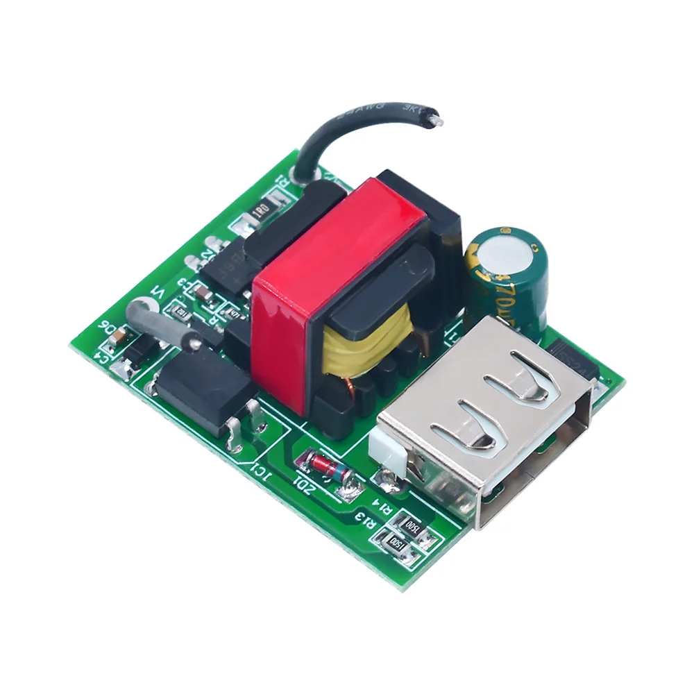 LIZAO USB Isolated Buck Converter 12V~72V to 5V 1A DC Step Down Power Supply Stabilizer Board