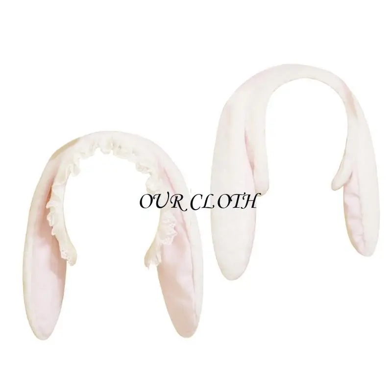 

Костюм для косплея для девочек, повязка на голову с длинными кроличьими ушками, обруч в стиле Лолита Y1AC