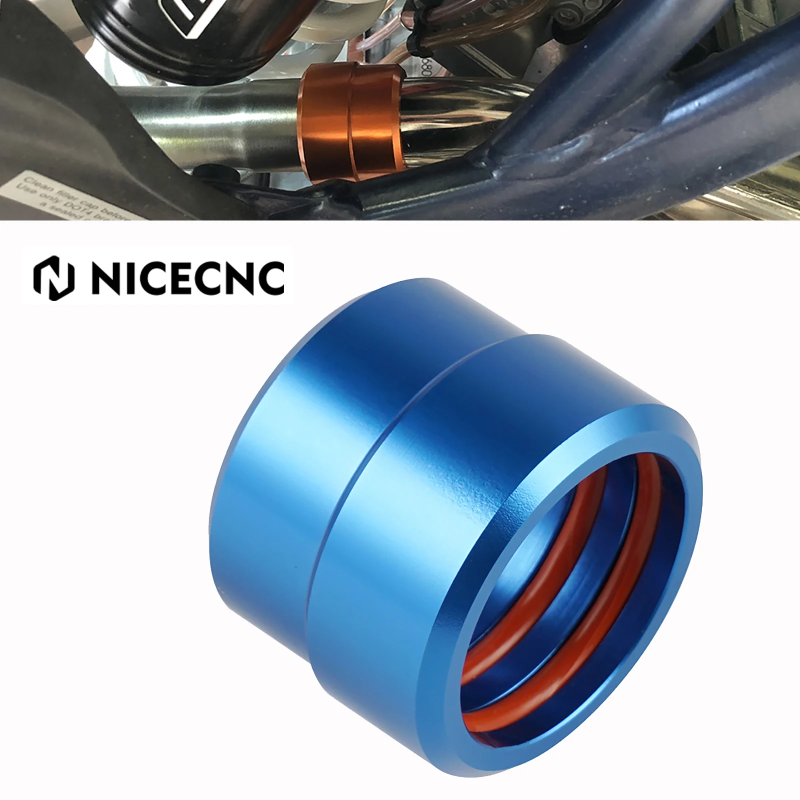 

Stroke Exhaust Collar For Husqvarna 250 300 TC TX TE TE i 2014-2023 2020 2019 For Husaberg TE250 TE300 2013-2014 For KTM GasGas