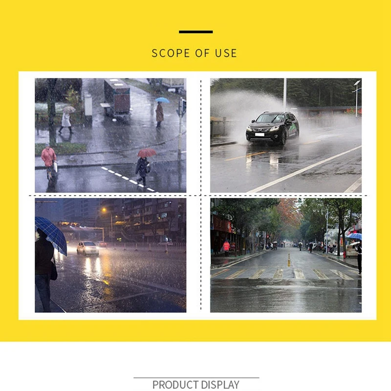 10 أزواج من أغطية أحذية المطر البلاستيكية السميكة المقاومة للماء للاستعمال مرة واحدة، عالية الجودة ومضادة للانزلاق للنساء والرجال