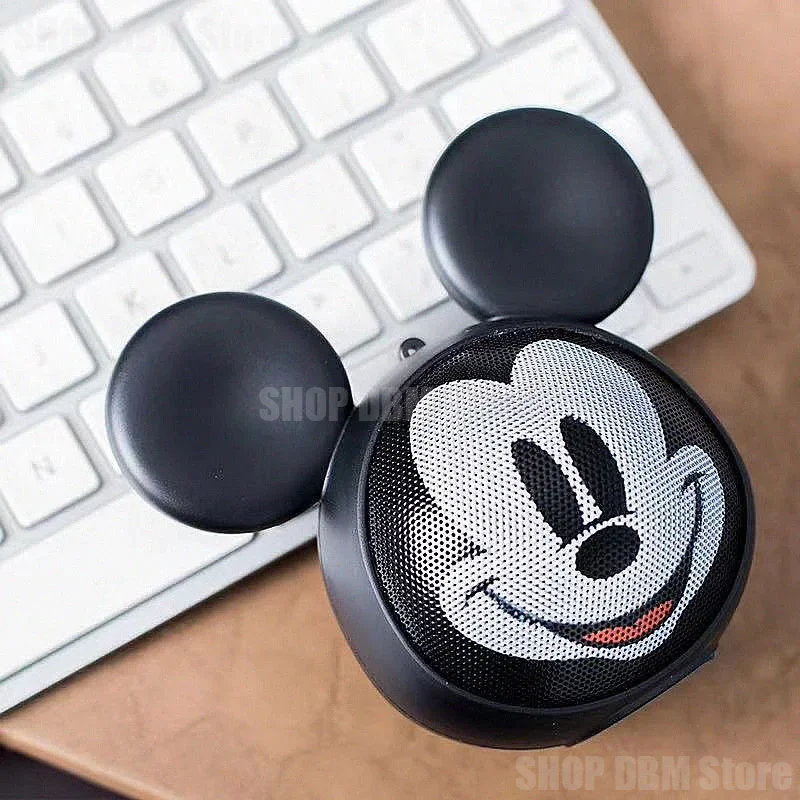 Disney Mickey Mouse Bluetooth Mini Speaker Wireless Speaker TF Card USB Subwoofer Portable MP3 Music Sound Column For PC Phone