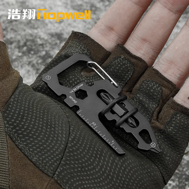 New craft gifts, outdoor combination EDC tools, screw batch head, household portable multi-function tool card, two pieces