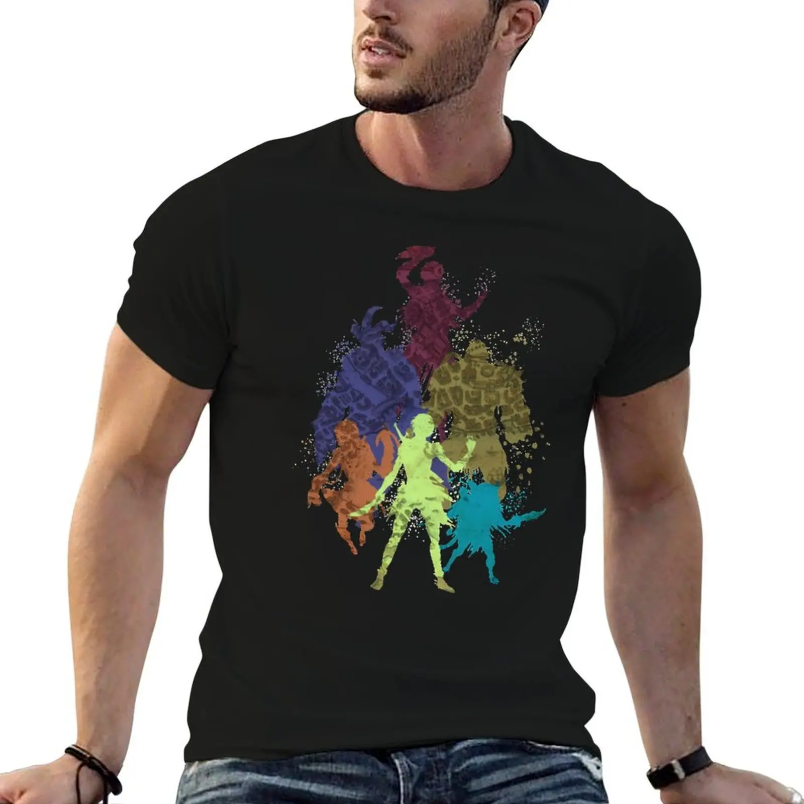 Camiseta de algodón de la marca Gloomhaven para hombre, camiseta de algodón Pack Man, camiseta de algodón de lujo para hombre