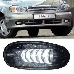 fog light for car daewoo Chevrolet lanos sens LED DRL Daytime Running Lamp Russian Version Driving fog lights headlights lanos