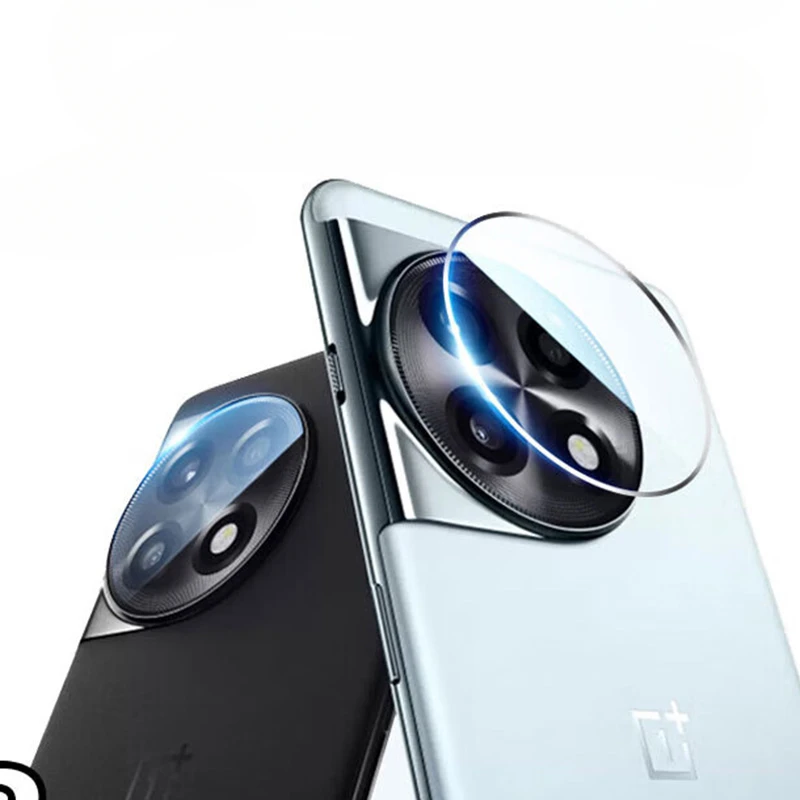 Per OnePlus 12 1 + 12 Película de lente para Oneplus Lente de câmera traseira HD Película protetora de tela de vidro macio para lente