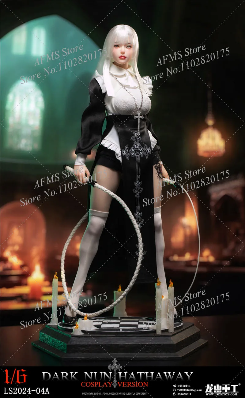 

Longshan Heavy Industry 1/6 Scale Collectible Figure Mysterious Dark Nun Dark Sister Hathaway 12" Women Soldier Model