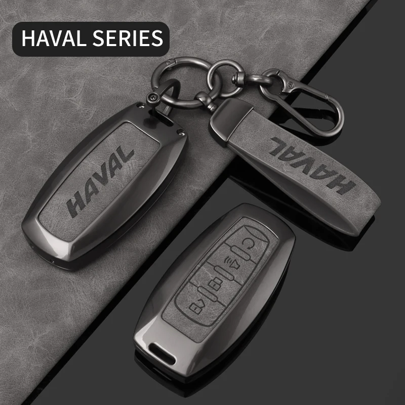 Grande Muralha Haval Jolion 2022 H6 H7 H4 H9 F5 F7 F7X F7H7X F7H2S GMW Dargo carro liga de zinco chave capa chaveiro acessórios interiores