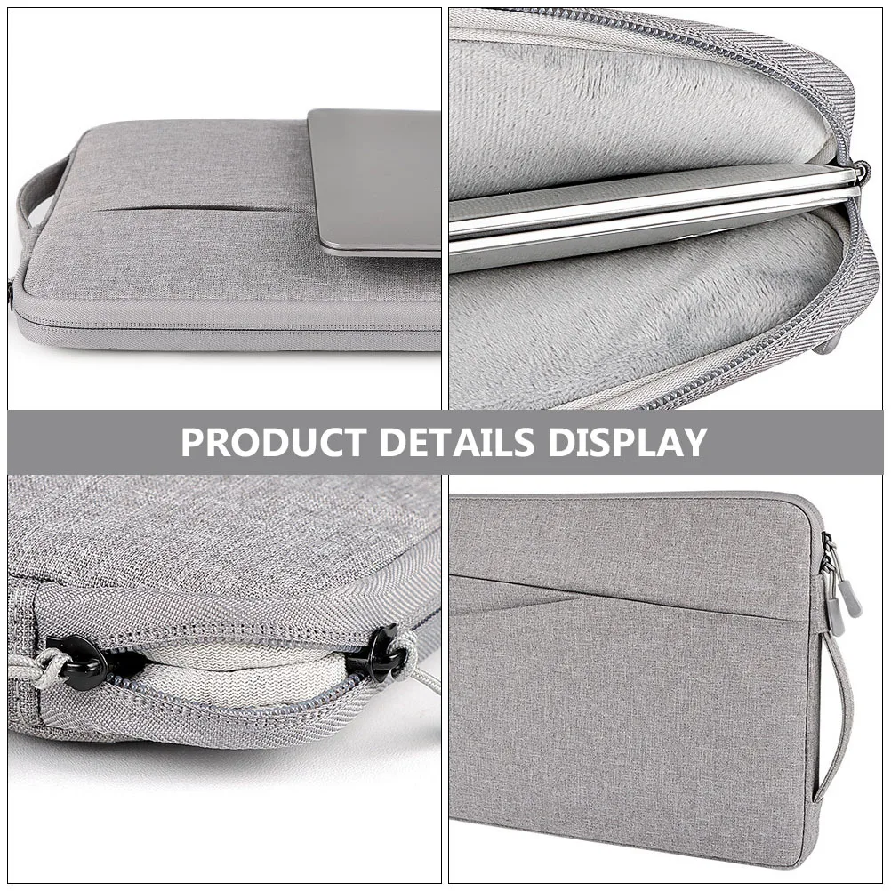 

2Pcs Laptop Carrying Bag Bag Portable Tablet Storage Pouch Shock Absorption Anti-Scratch Notebook Sleeve