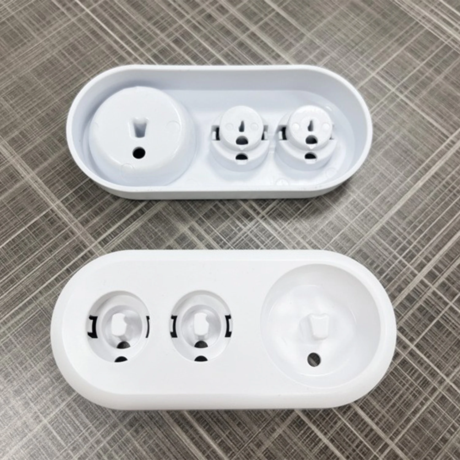 1 قطعة حامل فرشاة الأسنان الكهربائية ، دعامة تخزين رأس فرشاة الأسنان ، رف وضع رأس فرشاة الأسنان البلاستيكية للحمام المنزلي