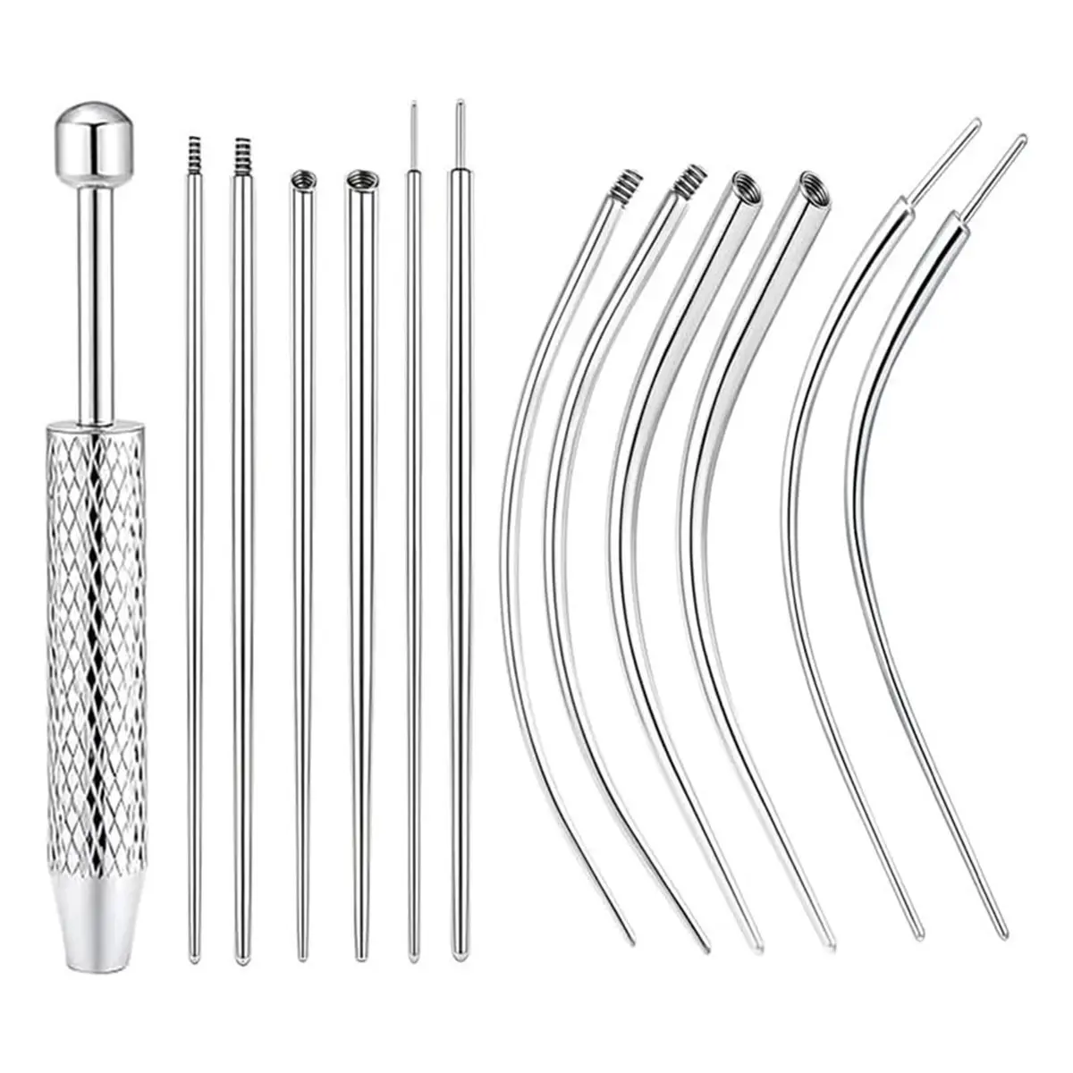 SDFC Piercing Ball Grabber Tool,14g 16g 18g 20gPiercing Taper, Steel Piercing Changing Tool for Stud Earring