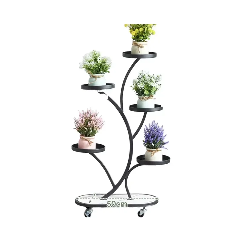 Customizable Stainless Steel Plant Stand Multi Layer Flower Pot Rack for Green Vine Spider Plants Elegant Living Room
