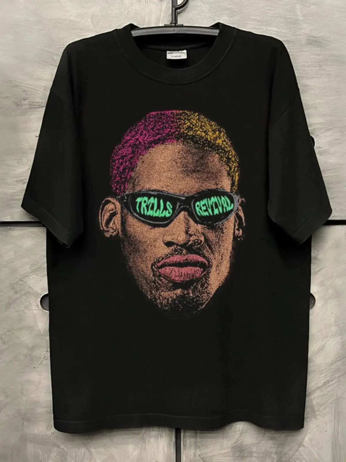 Dennis Rodman Short Sleeve T Shirt Men Street Hip Hop T-shirt Vintage Fitness Tees O-neck Cotton Tops Fashion Casual Women Shirt