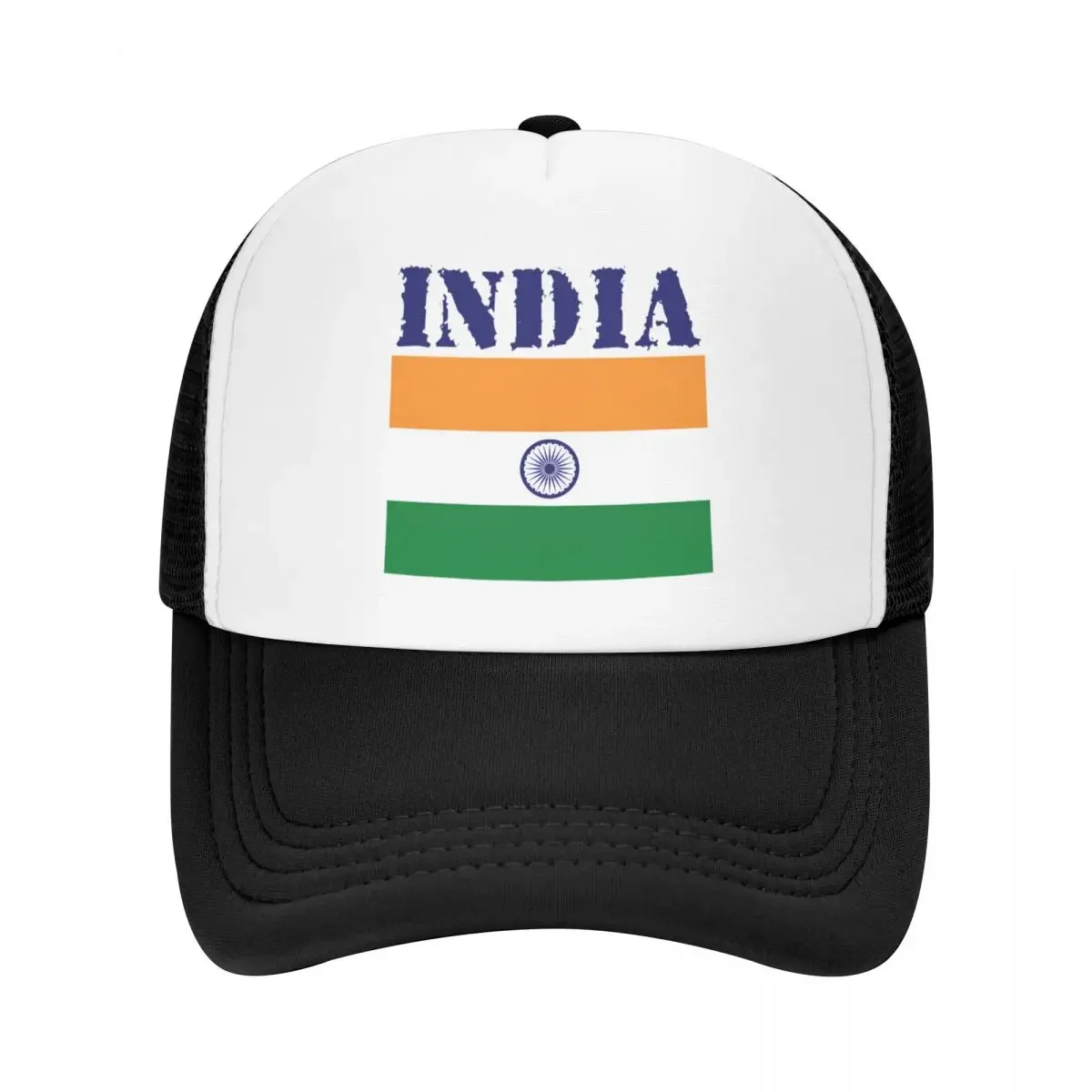 

Custom India Flag Baseball Cap Hip Hop Men Women's Adjustable Trucker Hat Autumn Personalized Dad Hat