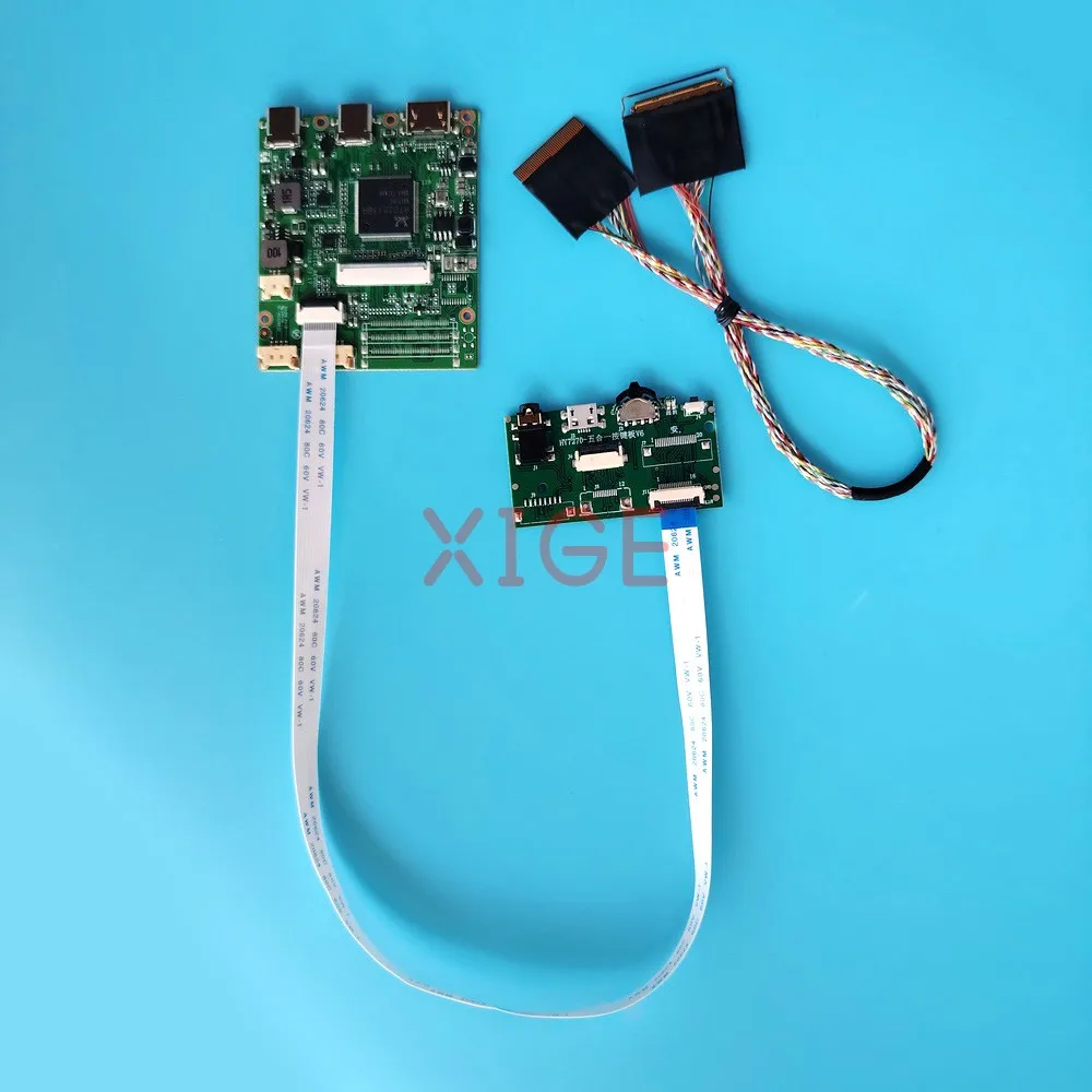 

Для ноутбуков LP140WD1(TL)(M1)-TLM1/TLD2 Дисплей DIY Kit Контроллер Плата драйвера Micro USB Mini-HDMI TYPE-C 1600*900 LVDS 40-контактный
