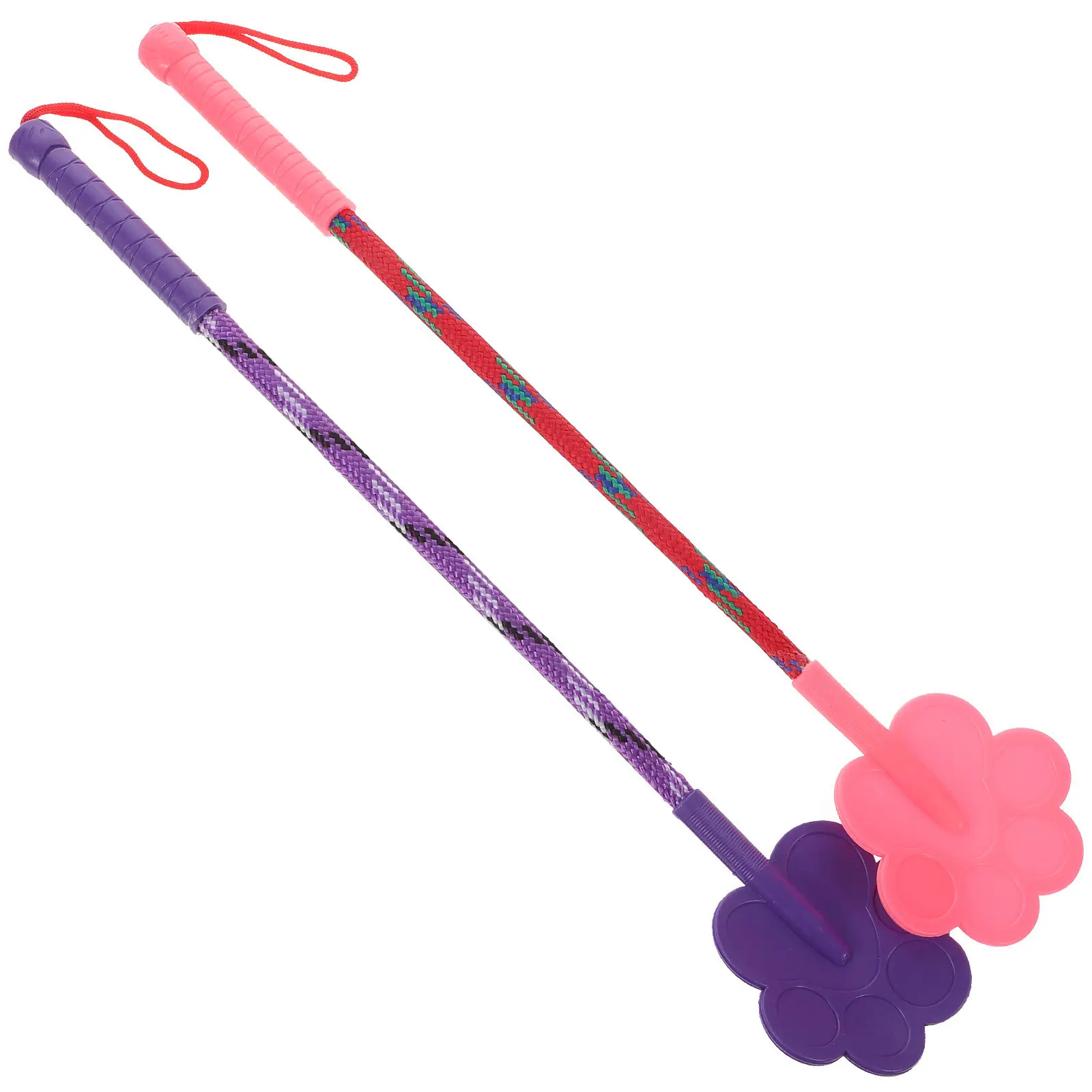 2Pcs Training Stick for Dog Rubber Soft Flexible for Safe Interactive Play Obedience Training Endurance Building and Pet