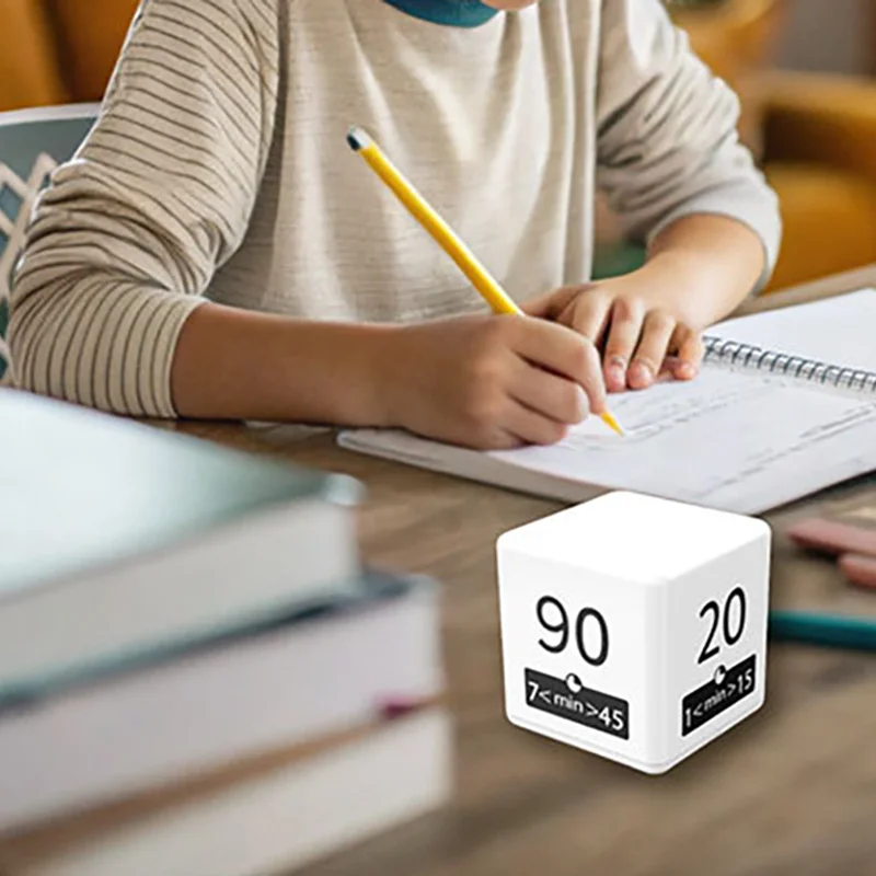 مؤقت Rubik's Cube Timer Flip الإلكتروني يذكر الطلاب إلى البقاء على التركيز أثناء حل مشاكل إدارة وقت المطبخ #6