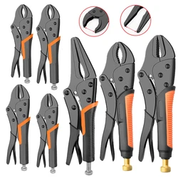 Locking Pliers Manual Crimping Pressure Pliers Pinch Off Pliers Universal Pressure Pliers Multi-function Hand Tools