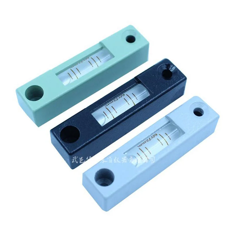 HACCURY Metal Spirit Level Bubble for Tribrach Prism Total Station Base Length 58mm 60\