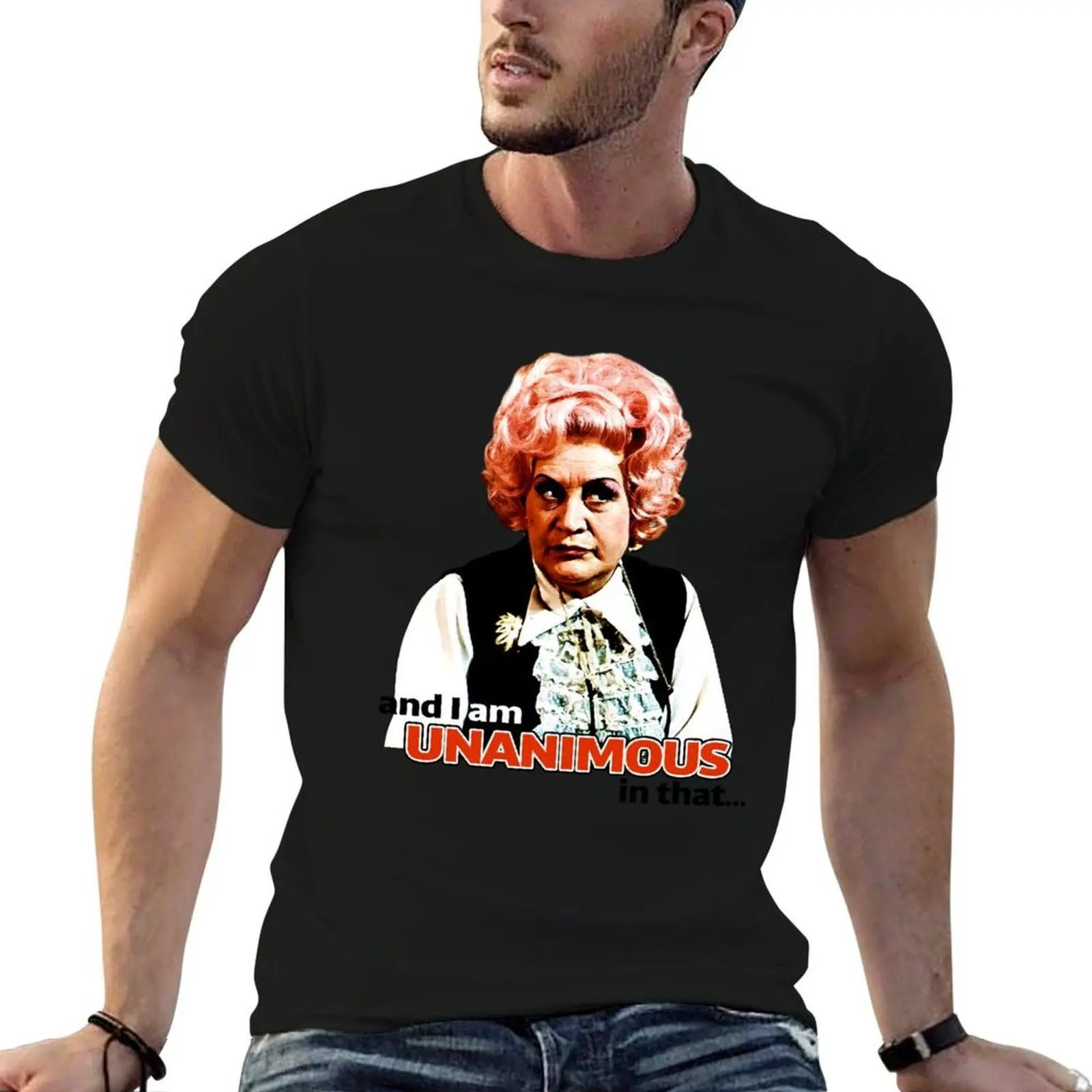 Are You Being Served Mrs Slocombe Mollie Sugden Cult Tv Comedy Vintage Gift Men Women Girls Unisex T-Shirt