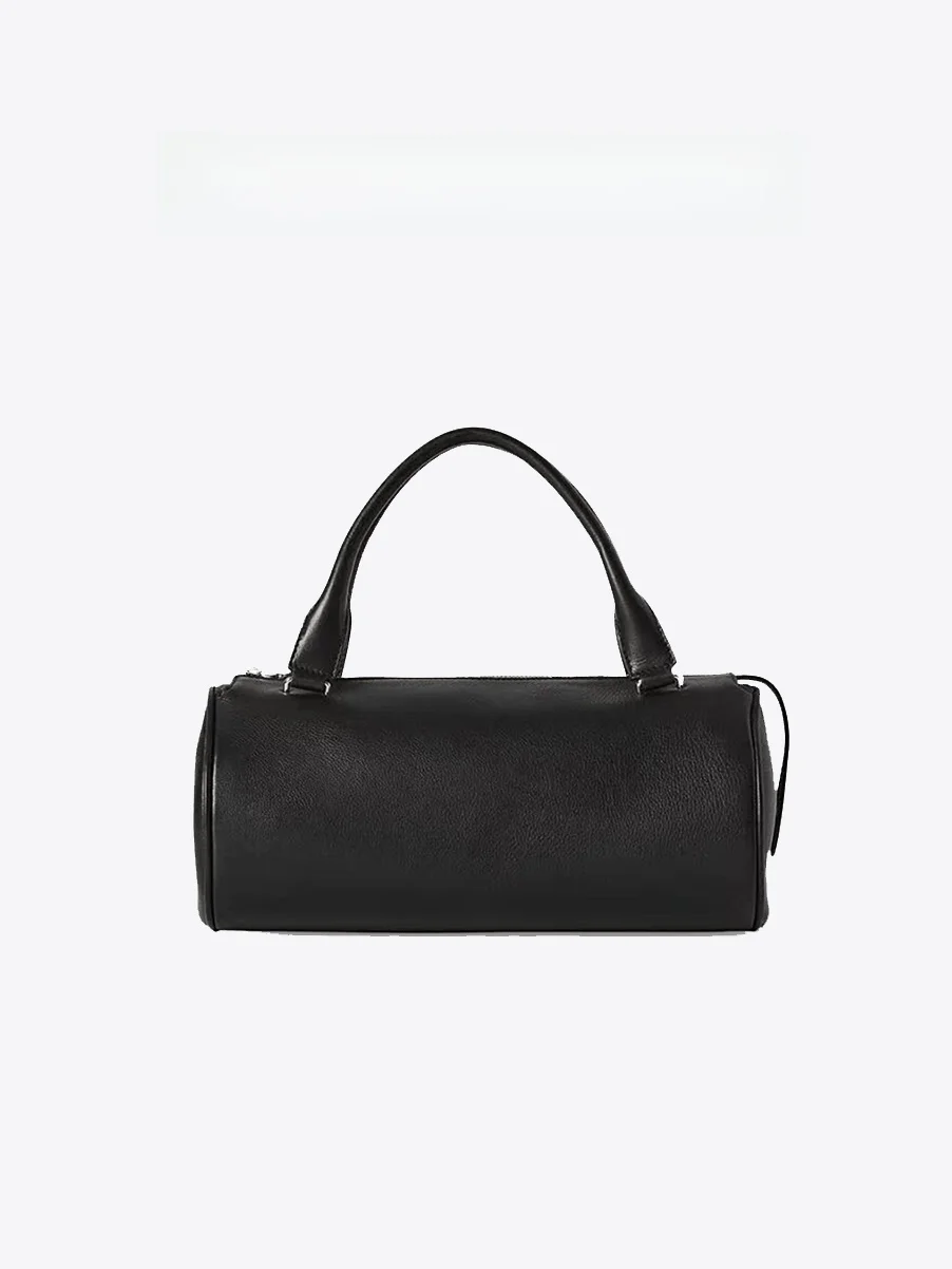 Bolso de Mano YUYU YARA Edith Estilo Cilindro, Cuero Vac de Primera Capa, Estilo Pillow, E para el Trabajo, con Cie...