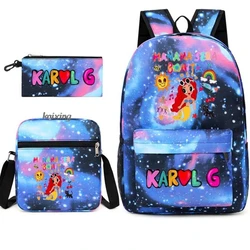 New Fashion Manana Sera Bonito 3 Piece Backpack Boys Women's Cute Rucksack Shoulder Bag Pencil Bag Teenage Girls School Bag