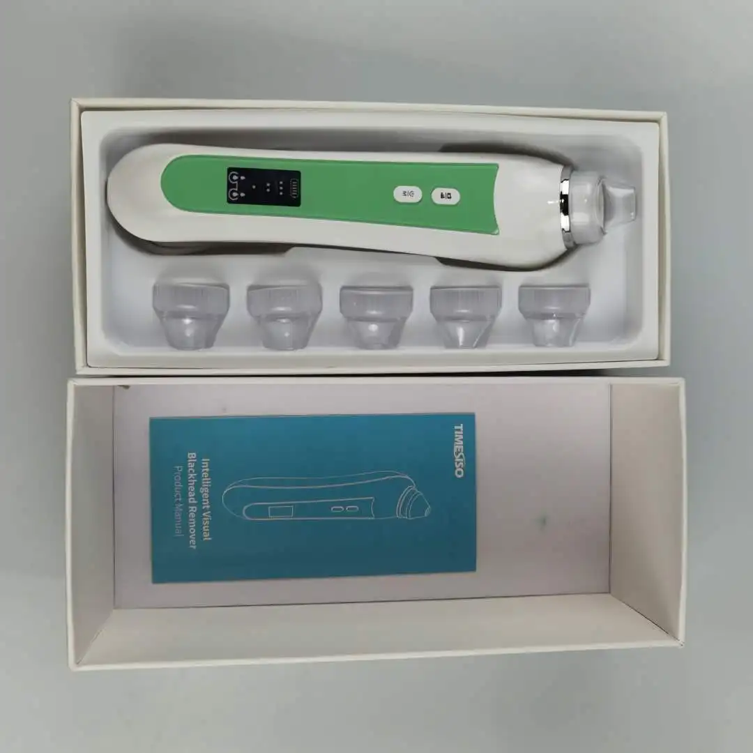 スマートライブラリWiFiビジュアルフェイシャルポアクリーナー5MP 20倍拡大ブラックヘッドリムーバー真空フェイシャルクリーナー