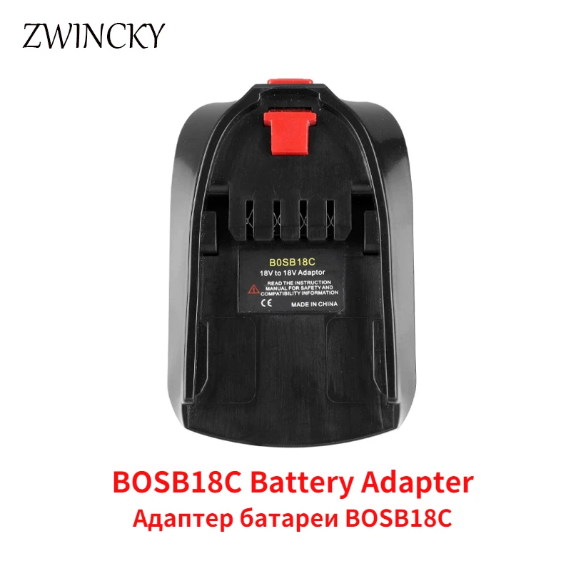 ZWINCKY Battery Adapter Converting For Bosch 18V BAT series lithium battery BAT609 to For Bosch PBA series lithium battery