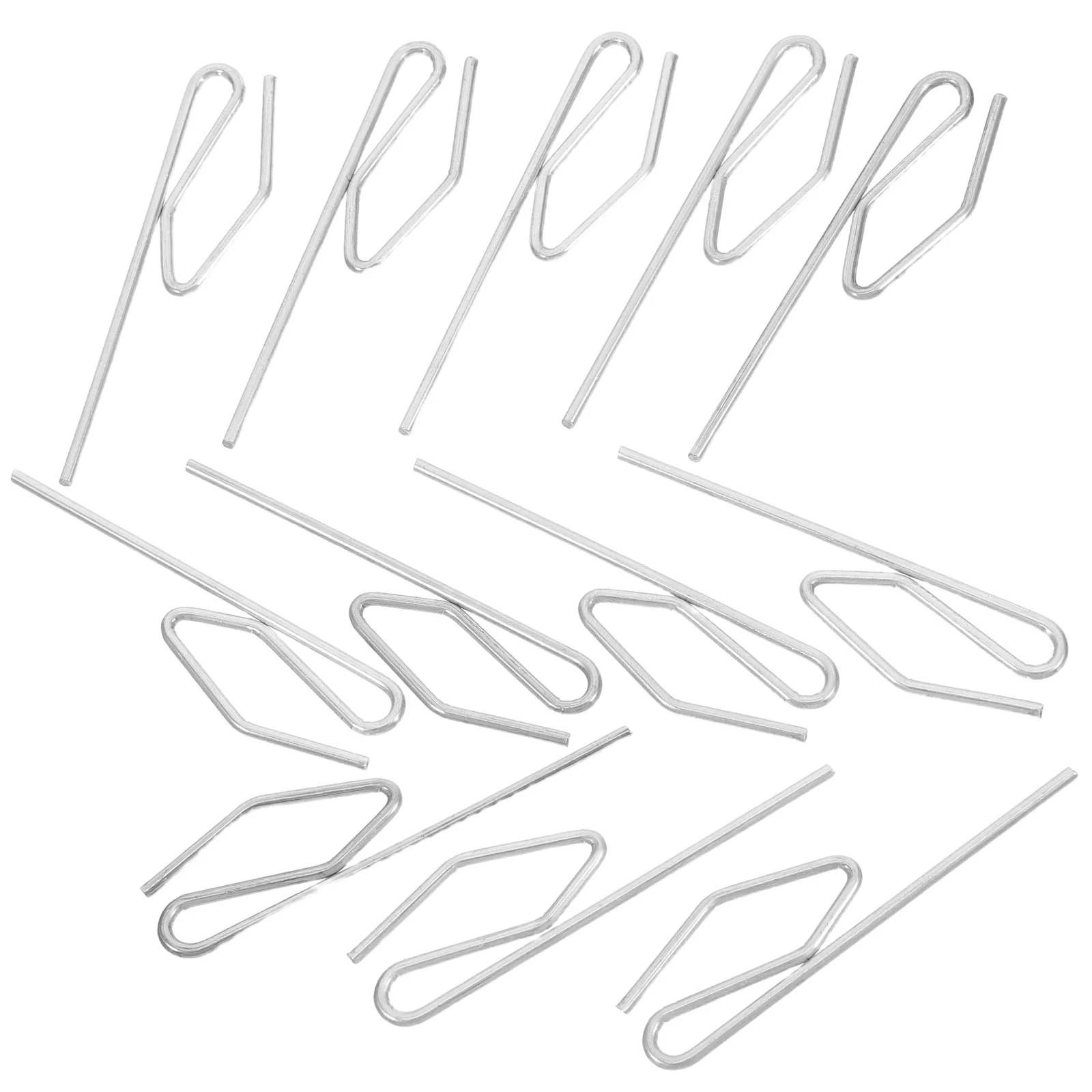 

50pcs Shower Curtain Hooks Metal Clips Silver Ceiling Hanging Drapes Rod Track Sliding Gliders For Bathrooms Automotive