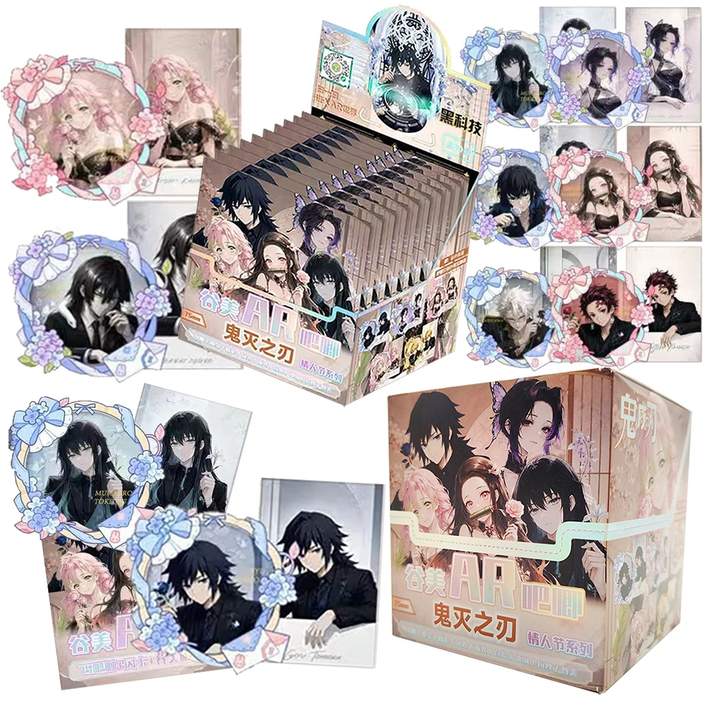 

Demon Slayer Collection Card Japanese Hot Blooded Fantasy Theme Youth Anime Exquisite Peripheral Kid's Precious Character Badge