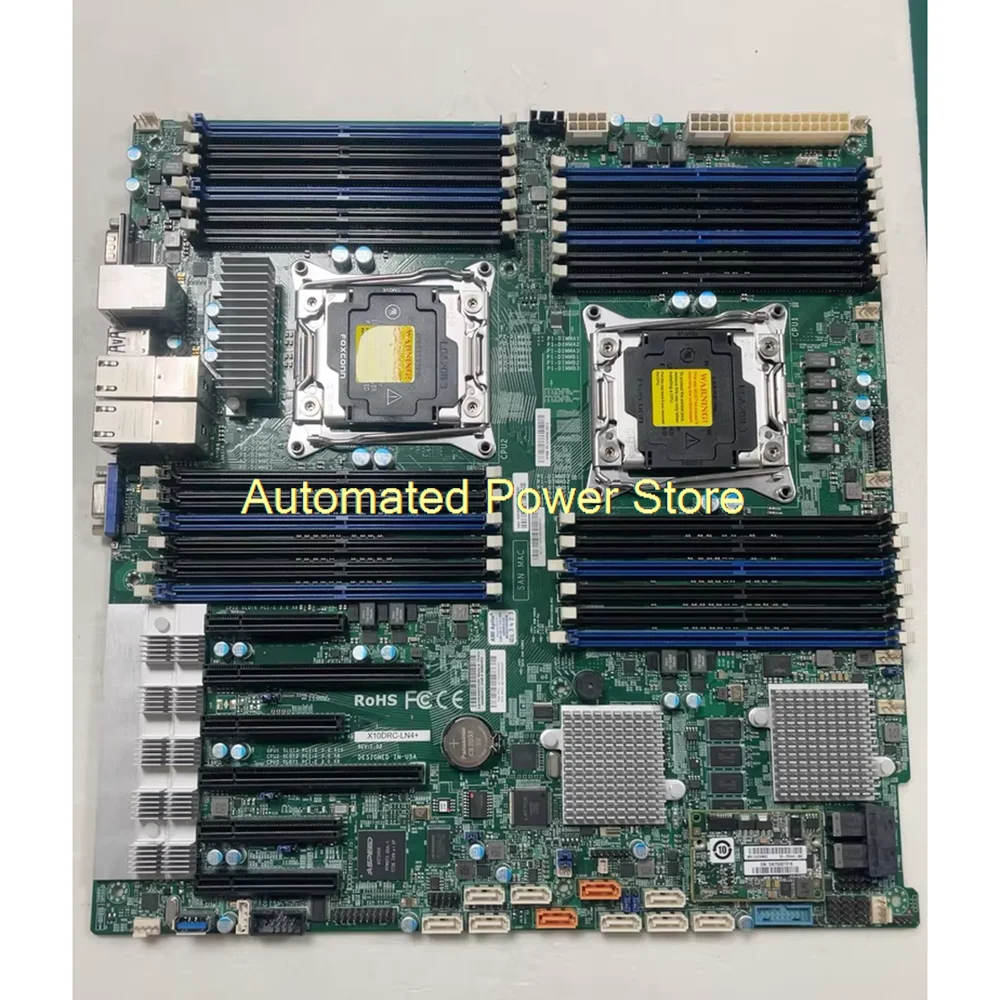 

For Supermicro Server Motherboard LGA2011 DDR4 E5-2600 v4/v3 Processor X10DRC-LN4+ X99