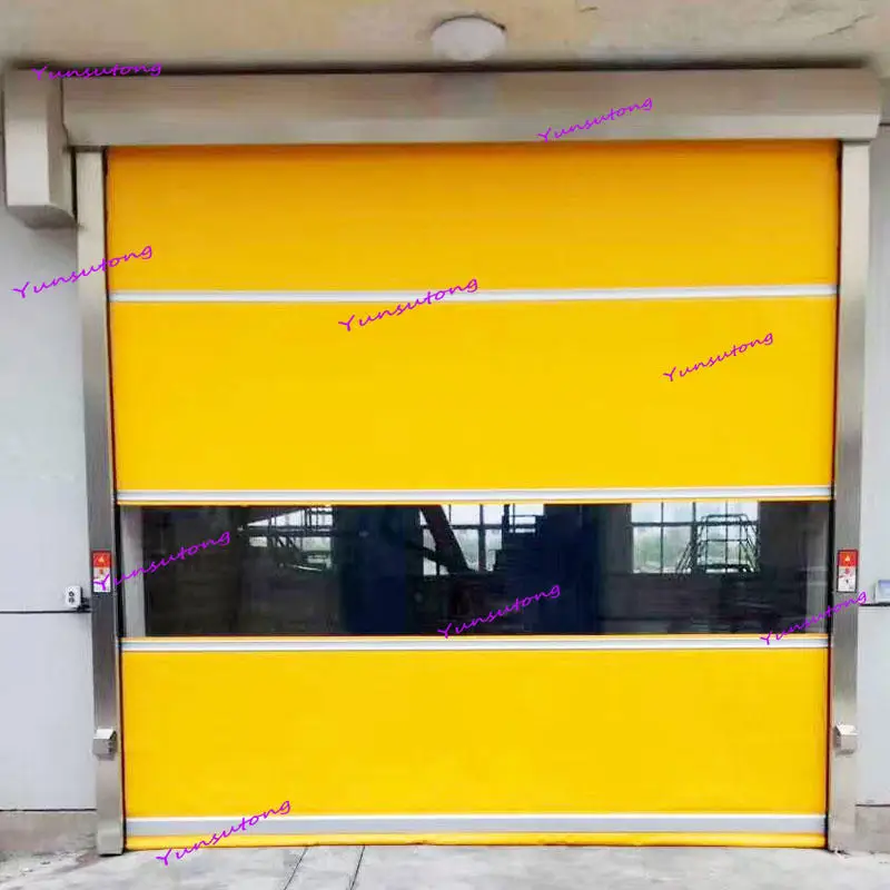 

Rapid Folding Roller Shutter Fast Door Door Automatic Plastic Security Industrial High Speed Roll up PVC PVC Fabric Rolling