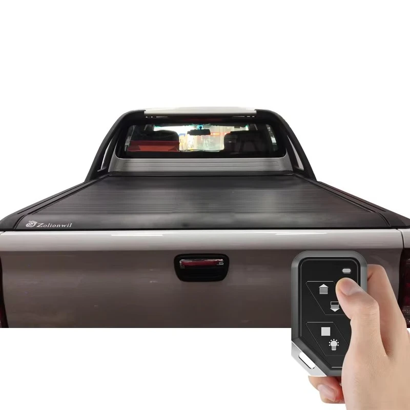 

Aluminum Alloy Roller Shutter Electric Tonneau Truck Bed Cover For HHN3