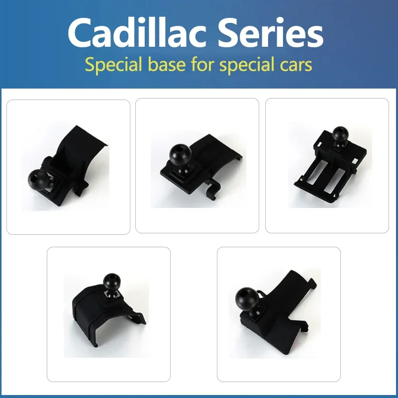 Suporte de Telefone para Carro, Base Fixa Dedicada, Acessórios para Cadillac CT4 CT5 CT6 XT4 XT5 XT6 SRX ATS XTS