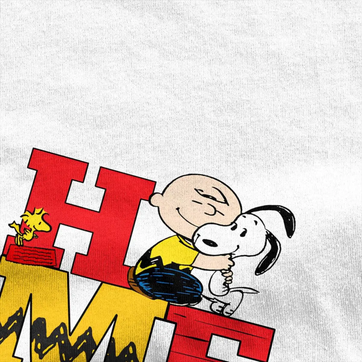 MINISO Snoopy T Shirt Men Awesome Cotton T-Shirts Summer O-Neck Fashion Tee Shirt Print Oversized Tops