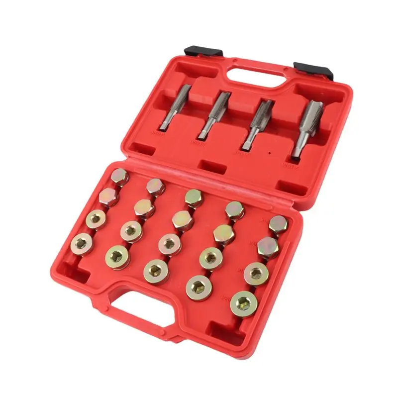 

For M13 M15 M17 M20 Sump Gearbox Compatible 64Pcs Comprehensive Oil Pan Thread Repair Kit