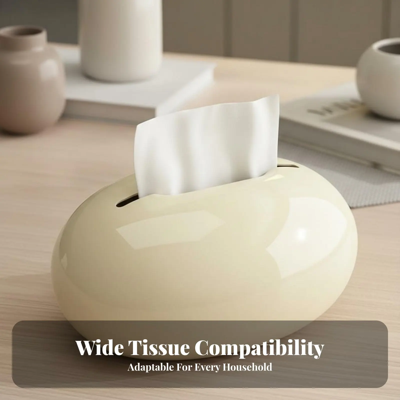 

Коробка для салфеток в форме капли с магнитной крышкой, креативный дизайн, современный стиль для дома, взрослых, спальни, кухни