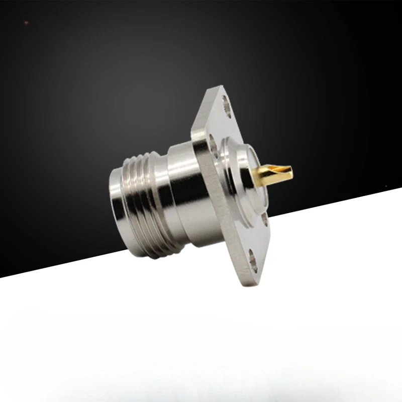 

RF connector N-KF female seat L16-50KF N female head with flange square plate panel installation connector