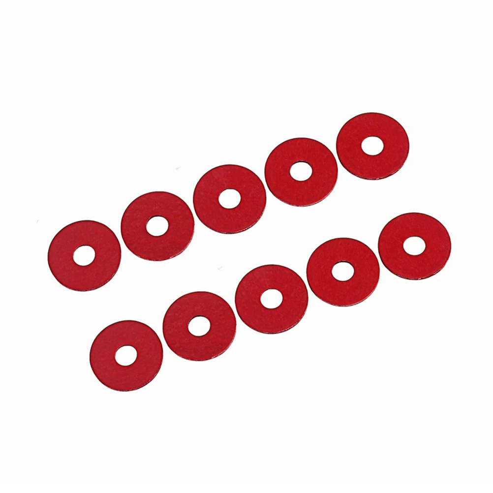 

10Pcs Red Paper Guitar Gasket Washer Pads for Tl Jazz Electric Guitar Bridge Parts Soft Lightweight Replacement