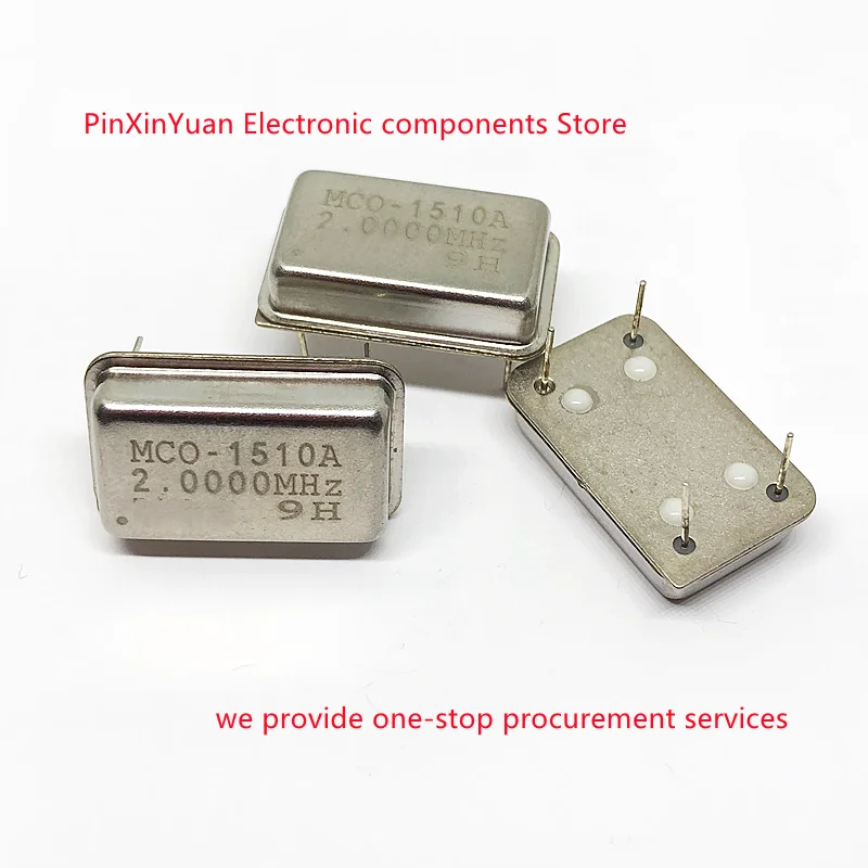 5 قطعة/الوحدة MCO-1510A الأصلي الجديد 1Mhz 2Mhz 3Mhz 4Mhz 10Mhz 12Mhz 16.000MHZ DIP4 مستطيلة مذبذب الكريستال النشط في الأوراق المالية