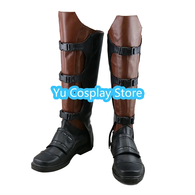 

Yu-Cosplay Питер Джейсон Квилл обувь для косплея обувь из искусственной кожи Хэллоуин карнавальные ботинки реквизит для косплея на заказ