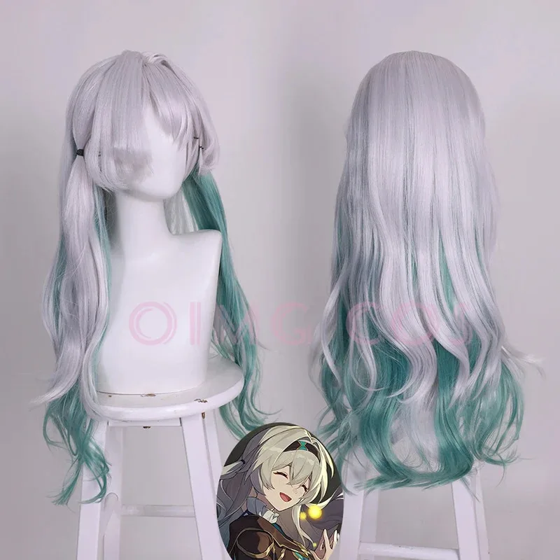 Honkai Star Rail Firefly Косплей Парик Аниме Костюмы на Хэллоуин для женщин Игра Honkai Star Rail Firefly Косплей Парик Аниме Костюмы на Хэллоуин для женщин Игра