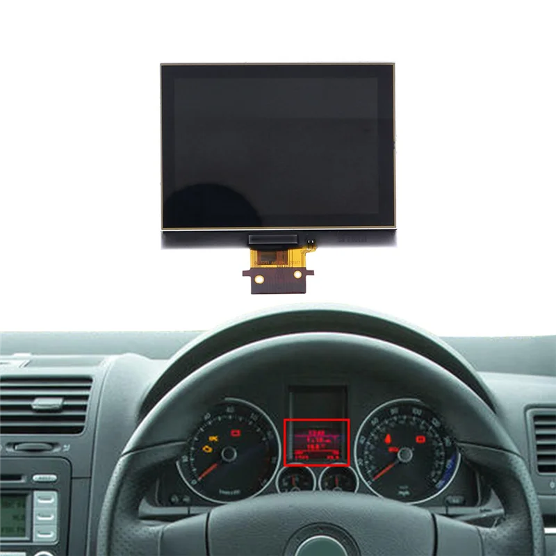 A2C00043350 لوحة القيادة شاشة الكريستال السائل لشركة فولكس فاجن باسات 3C B6 Golf5 Tacho عرض MFA FIS كومبي أداة شاشة الكريستال السائل