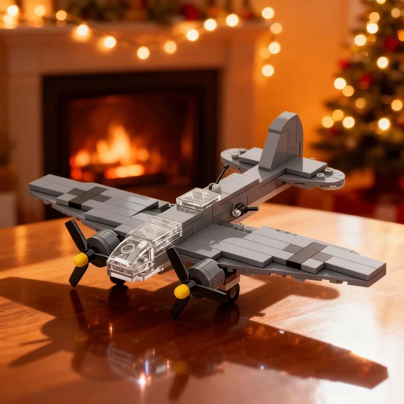 

137 деталей MOC: Битва при Британии, часть 2, масштабная модель, конструктор, креативная идея, рождественский подарок, развивающая игрушка