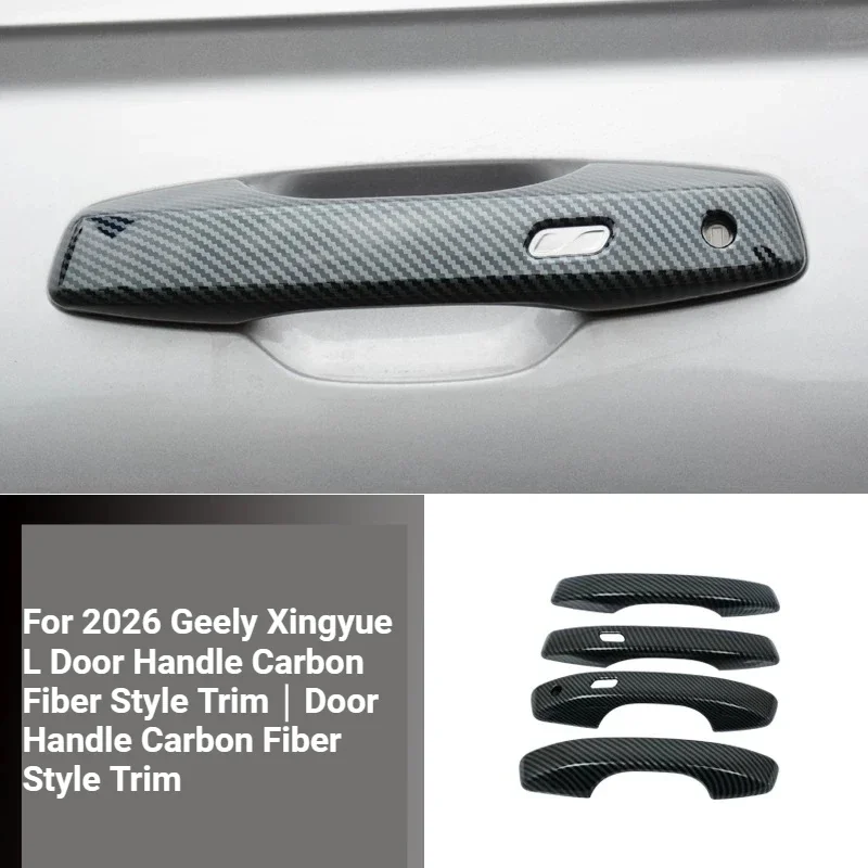 For Door Bowl & Handle Anti‑Scratch Protective Cover Exterior Decor Modification Trim Accessories Fit For Geely Xingyue L